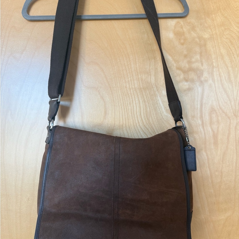 Coach Dark Brown Men's Messenger Bag